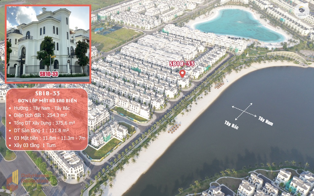 Đơn Lập Góc Sao Biển SB10-33: Tuyệt Phẩm an cư và đầu Tư